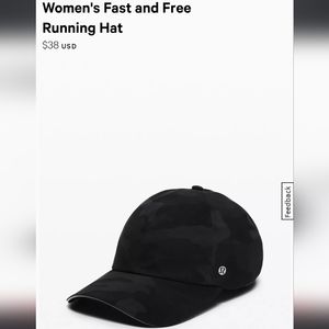 Lululemon Fast and Free Hat